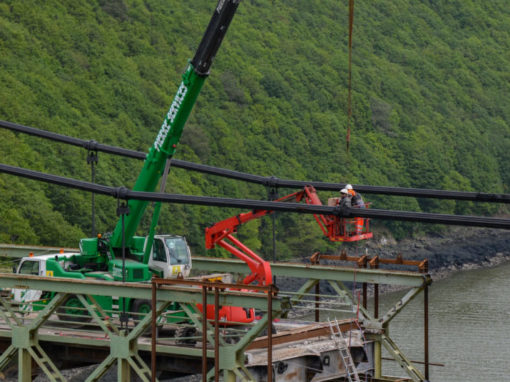 Déconstruction Pont de Térenez Rosnoën 9