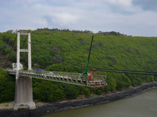 Déconstruction Pont de Térenez Rosnoën 9