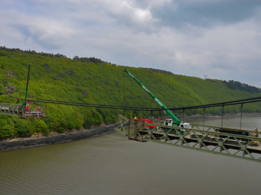 Déconstruction Pont de Térenez Rosnoën 9